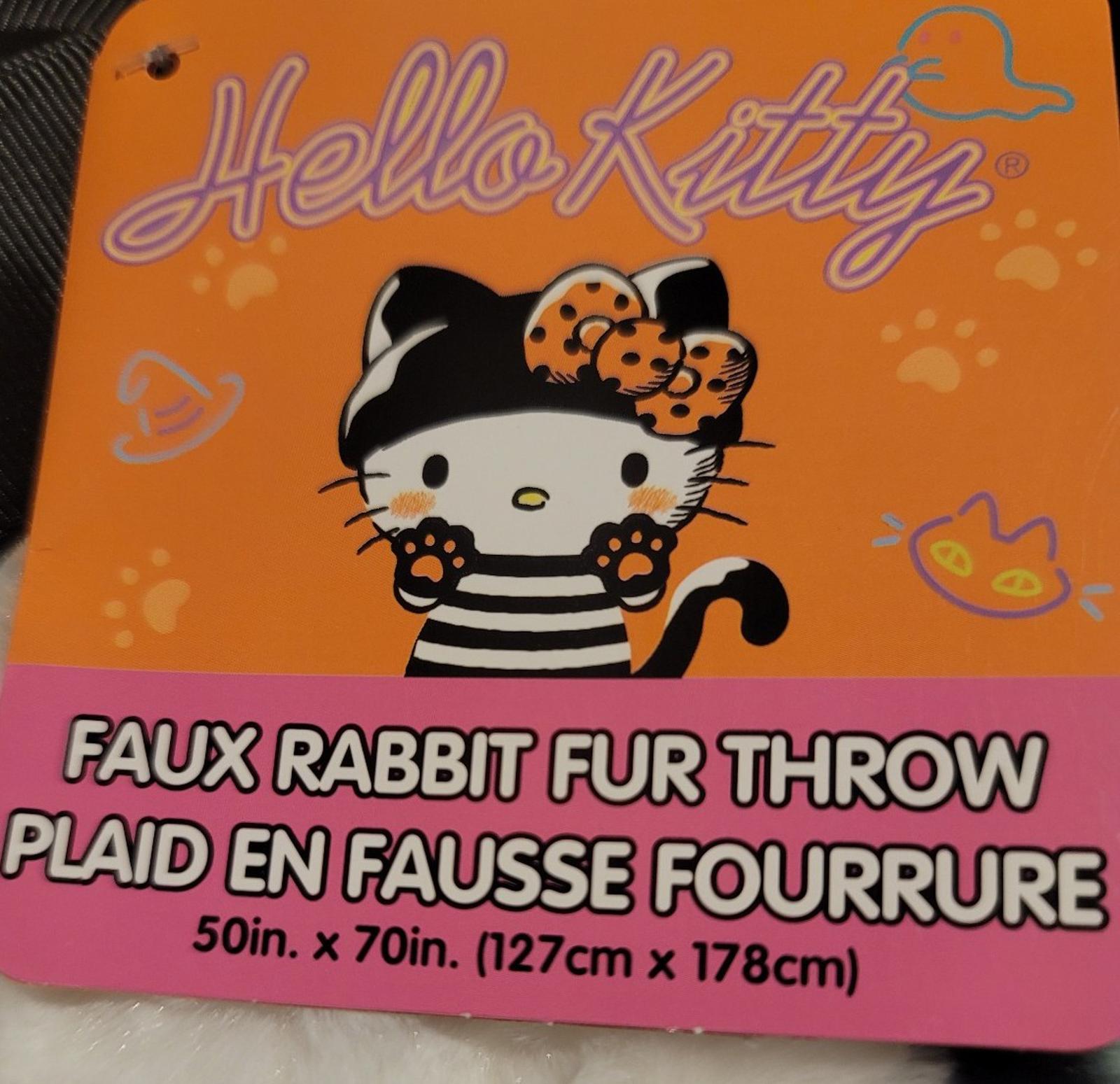 Hello Kitty Halloween Frankenstein Blanket