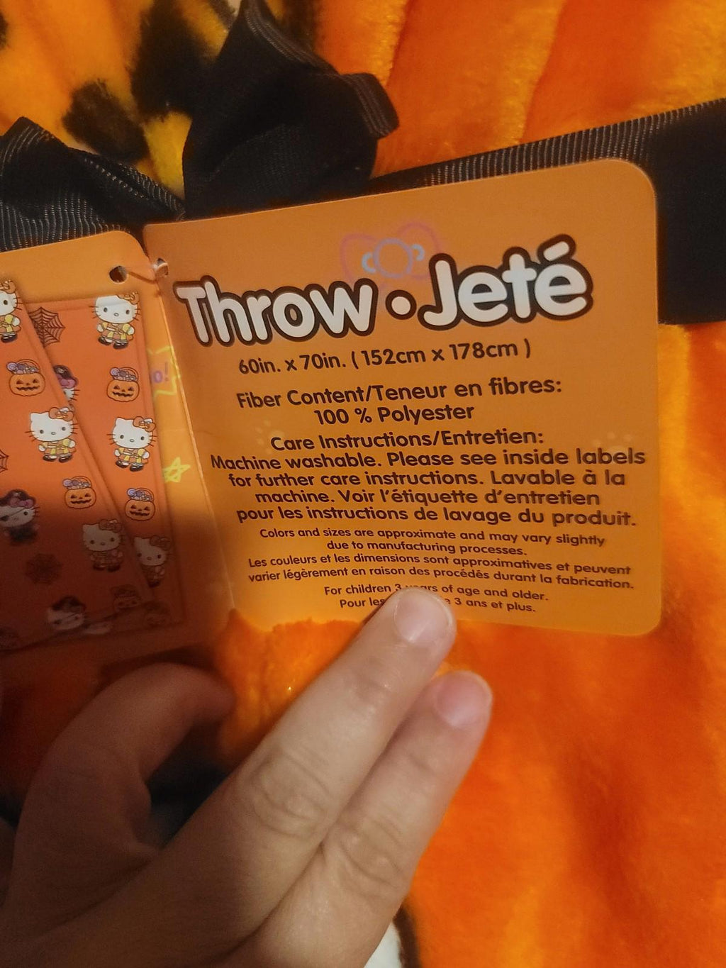 Hello Kitty Blanket Set